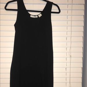 Black maxi bodycon dress